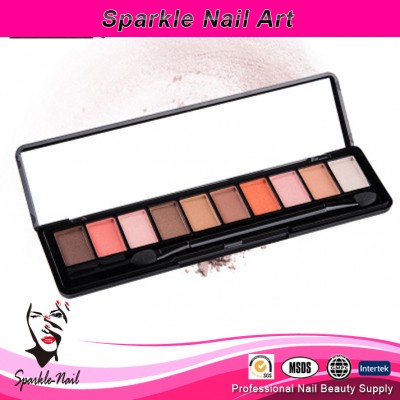 10 Color Matte Eyeshadow Makeup Palette Light Eyeshadow With Brush