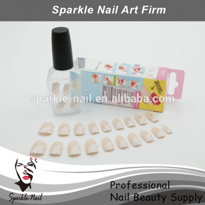 Classical Pre Decorated French Nails Tips