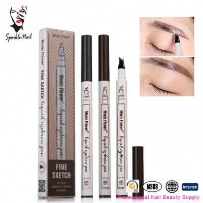 Professional Eyebrow Pencil Tattoo Sense Eyebrow Pen Music Flower Brand