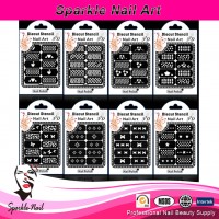 Best selling hollow nail art stencil sticker