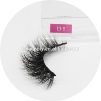 Wholesale False Natural 0.10MM-0.25MM 3D Wispy Human Hair Eyelashes