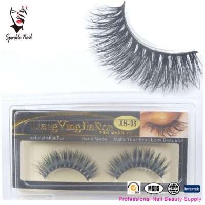 Customized Box 3D Mink eyelashes Handmade False Fake Lashes High Quality Natural Long