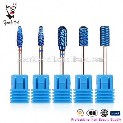 Factory Direct Sale Best Quality Safety Bit Carbide Drill Bit for Nail Art Blue Color