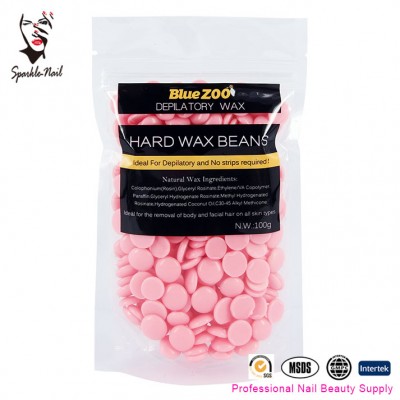 New Fomula Rose Flavor 100g Packing Hard Wax Beans